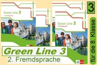 Englisch Lehrwerk Green Line 3.(2. Fremdsprache). Alle Materialien im Überblick