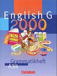 Englisch G 2000- Englisch Grammatik für die 7./8. Klasse - Englisch Lernhilfen von Cornelsen für den Einsatz in der Mittelstufe ergänzend zum Englischunterricht